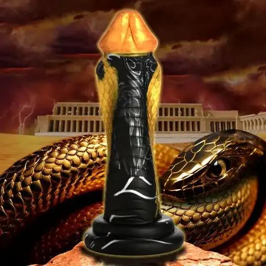 Silikon Dildo „Goldene Mamba“