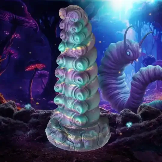 Silikondildo ‘Raupenschwanz‘
