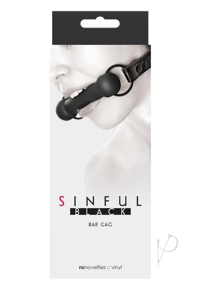 Sinful Bar Gag – Black