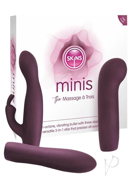 Skins Mini`s Massage A Trois – White/Magenta