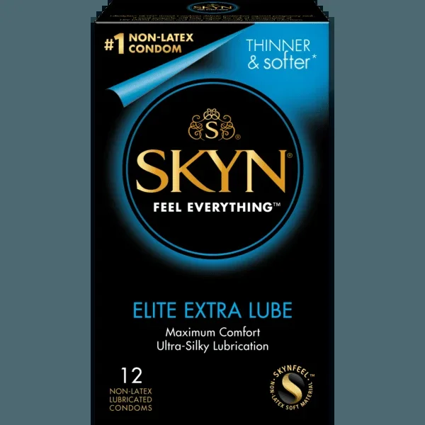 SKYN Elite Extra Lube 12 Count Condoms