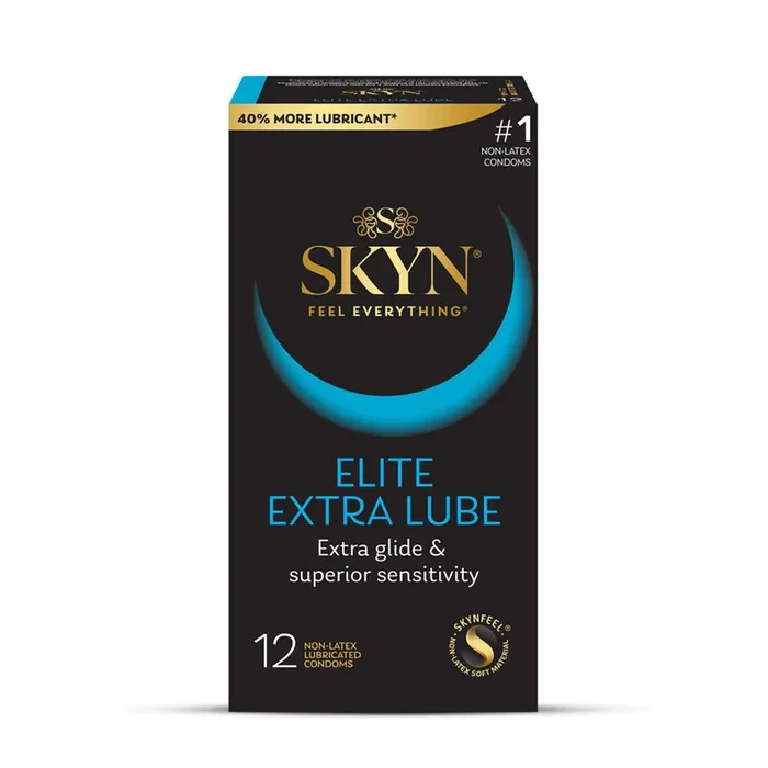 SKYN Non-latex condoms, Extra lube, 12 pack