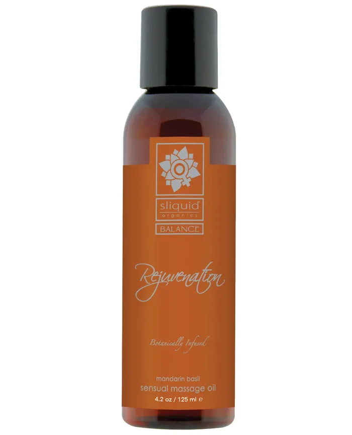 Sliquid Organics Massage Oil – 4.2 oz Rejuvenate