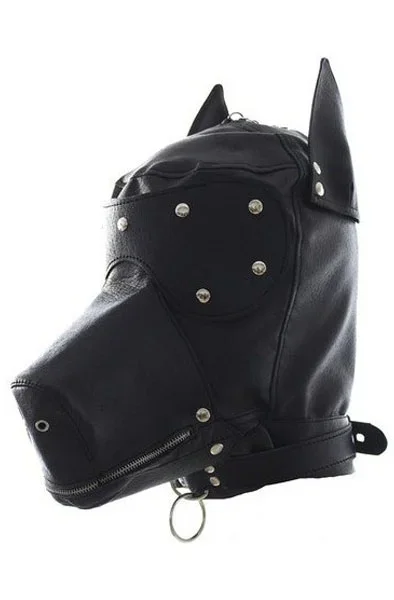 SM Doggy Maske Schwarz
