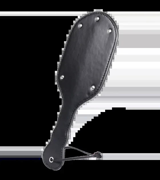 SM-Paddle aus schwarzem Leder