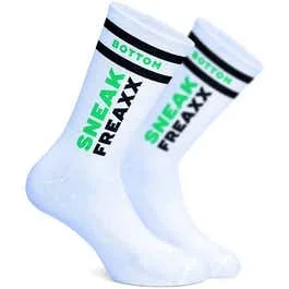 Sneakfreaxx Kollektion 1 Bottom Neon Socken weiss