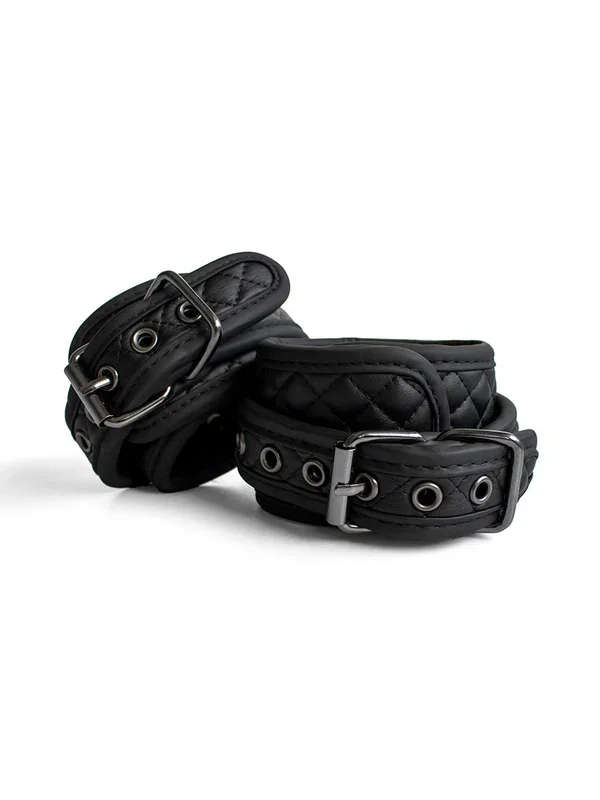 SODORRA Vegan + Neo Diamond: Fußfesseln, schwarz
