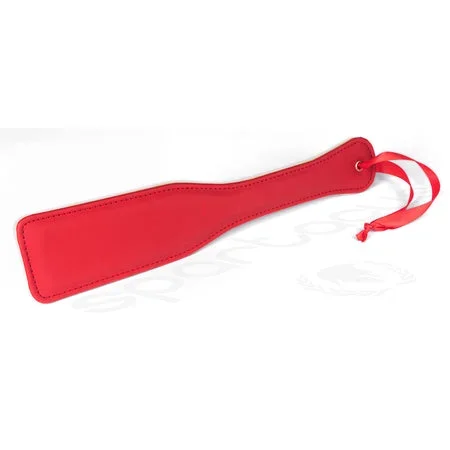 Spartacus PU Paddle w/Reverse Plush – Red