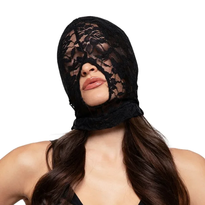 Spitzen-BDSM-Maske Schlafzimmer Fantasien, Schwarz