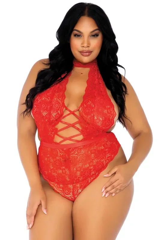 Spitzenbody ouvert – Queensize