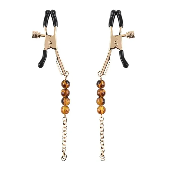 Sportsheets – Amber Beaded Nipple Clamps