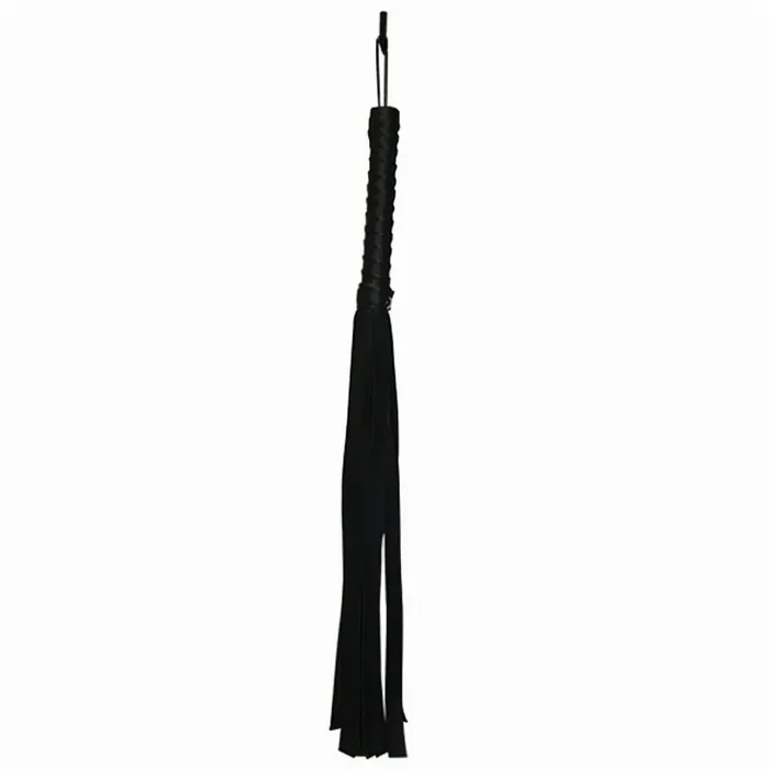 Sportsheets – Sex & Mischief Black Faux Leather Flogger