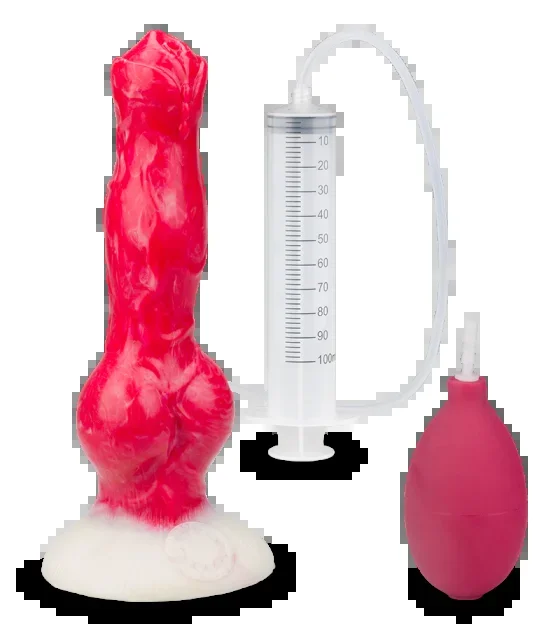 Spritzdildo Hund mit Saugnapf Rexxie