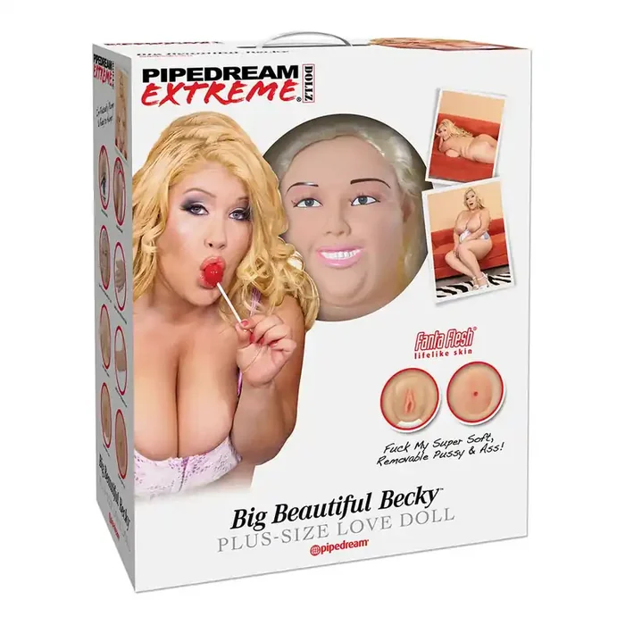 Stämmige Aufblaspuppe Becky