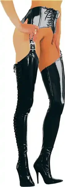 Stella-901 – Lack Strapsstiefel