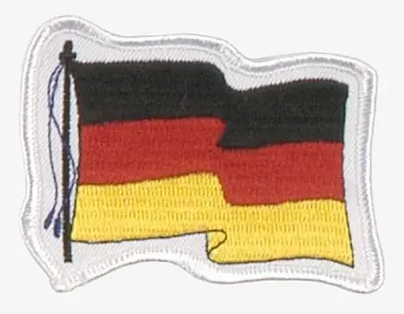 Stoffabzeichen ‘wehende Flagge Deutschland‘