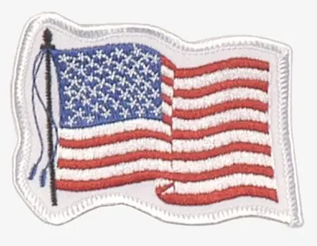 Stoffabzeichen ‘wehende Flagge U.S.A‘