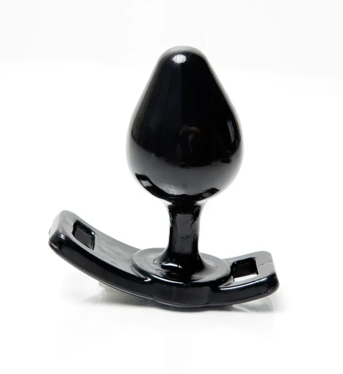 Strap-on Buttplug in Schwarz