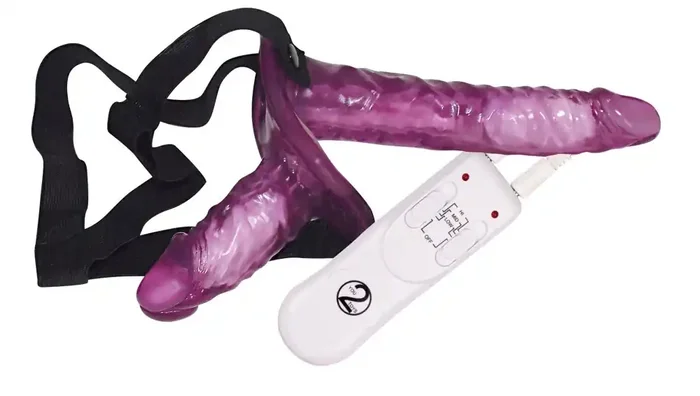 Strap on Doppelvibrator