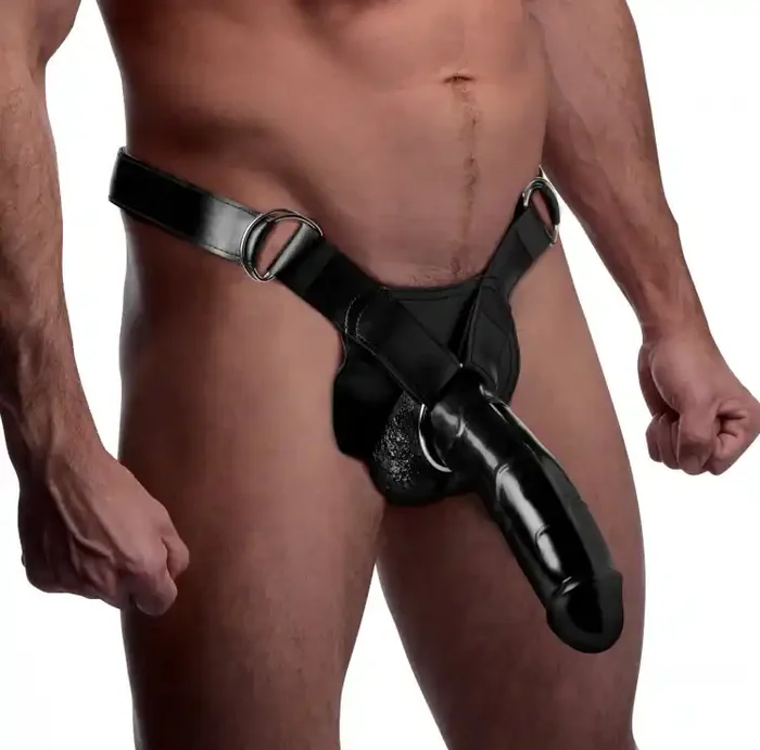 Strap-on mit Hohlraum ‘Infiltrator 2, 9 Inch‘