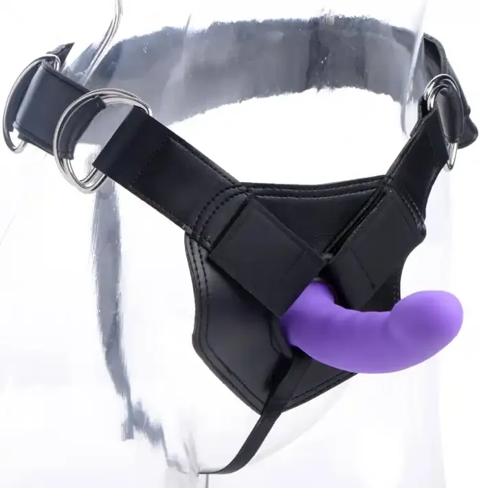 Strap-On mit lila Dildo