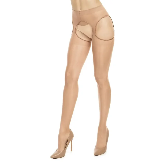 Straps-Strumpfhose Glamory »Plaisir Ouvert 20« – Make-Up – Bis Größe 4XL