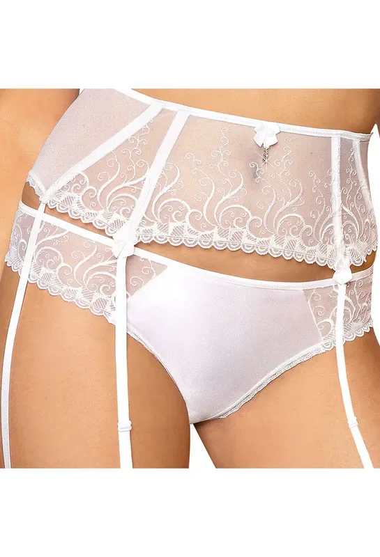 Strapsgürtel aus weichem Material – weiß