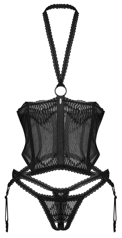 Strapshemd „Alliane“ inklusive Ouvert-String Obsessive