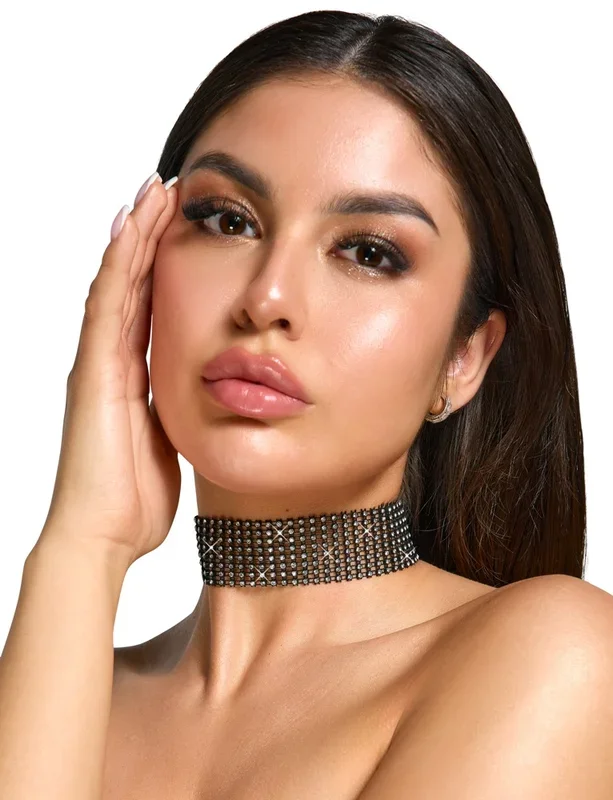 Strass-Halsband, verstellbar Cottelli ACCESSOIRES