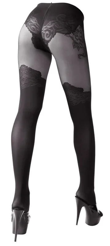 Strumpfhose ouvert, in Overknee-Optik Cottelli LEGWEAR