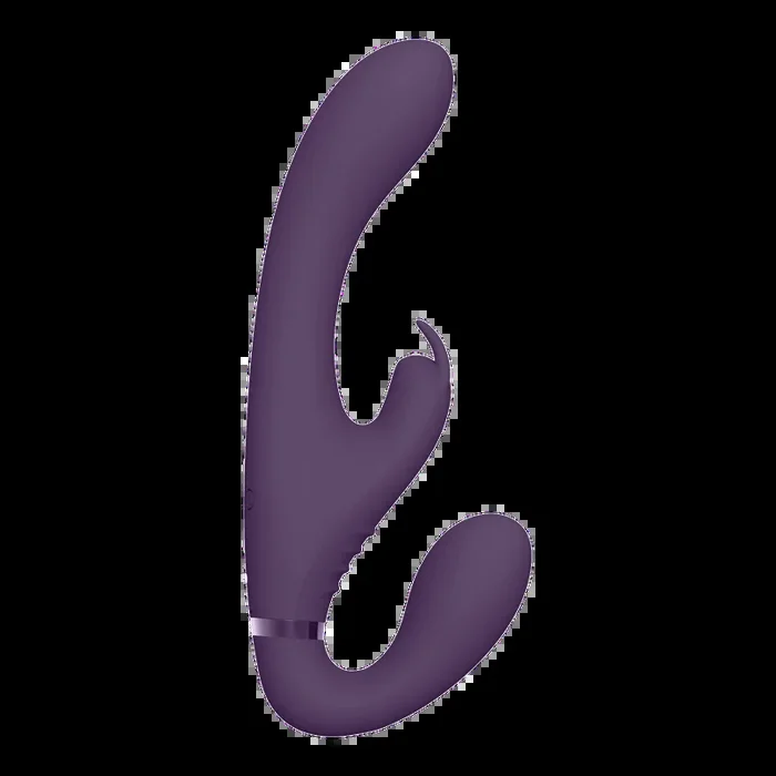 Suki – Vibrating Strapless Strap-on Rabbit – Lila