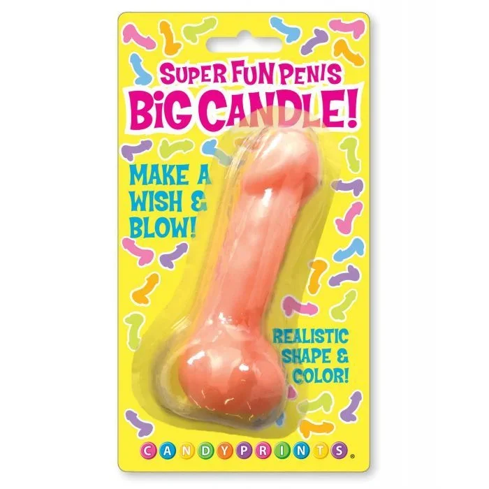 Super Fun Big Penis Candle – Flesh*