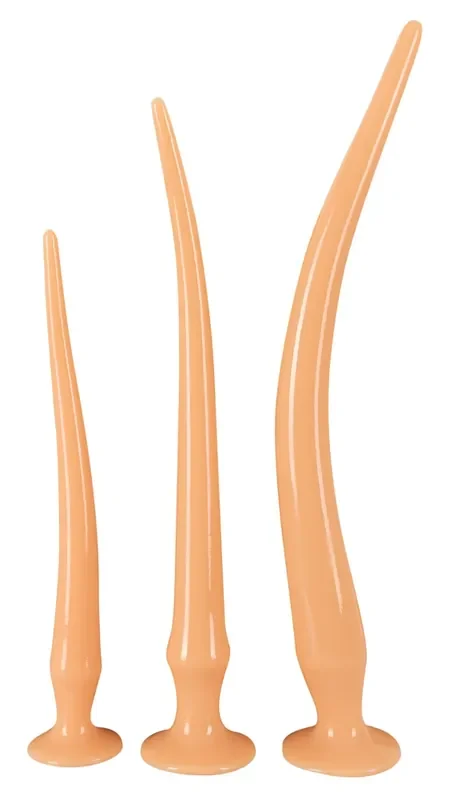 Super Long Butt Plug Set flesh