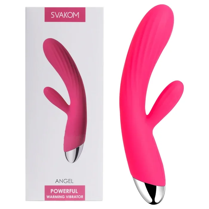 Svakom Angel – wasserdicht, wärmend, Klitorisstimulation Vibrator (rot)