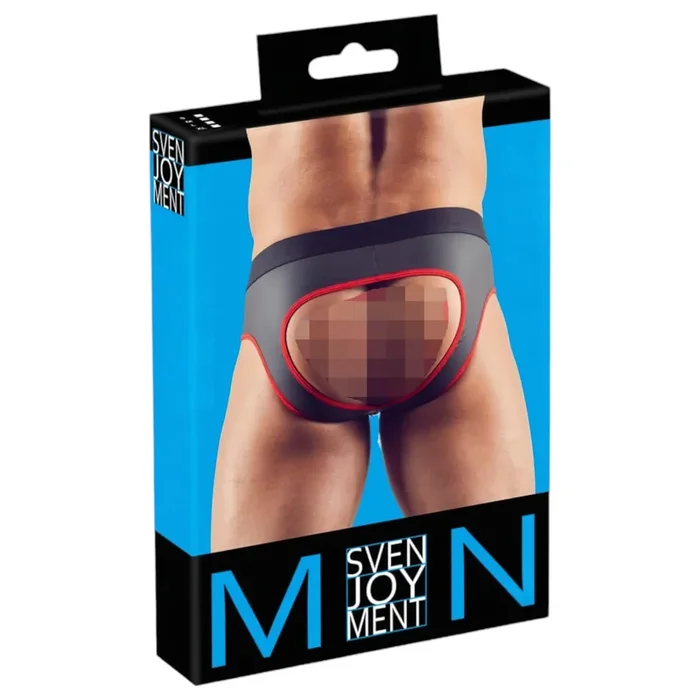 Svenjoyment – Offene Jock-Unterhose (schwarz) – XL