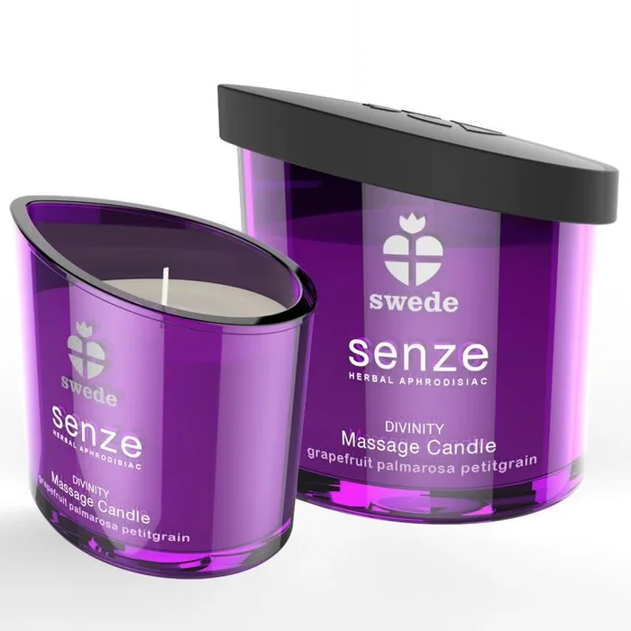 SWEEDE SENZE DIVINITY MASSAGEKERZE GRAPEFRUIT, PALMAROSA, PETITGRAIN
