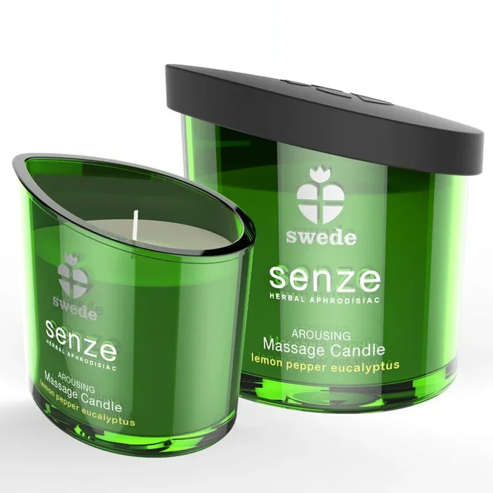 SWEEDE SENZE ERWECKENDE MASSAGEKERZE ZITRONE, PFEFFER, EUKALYPTUS