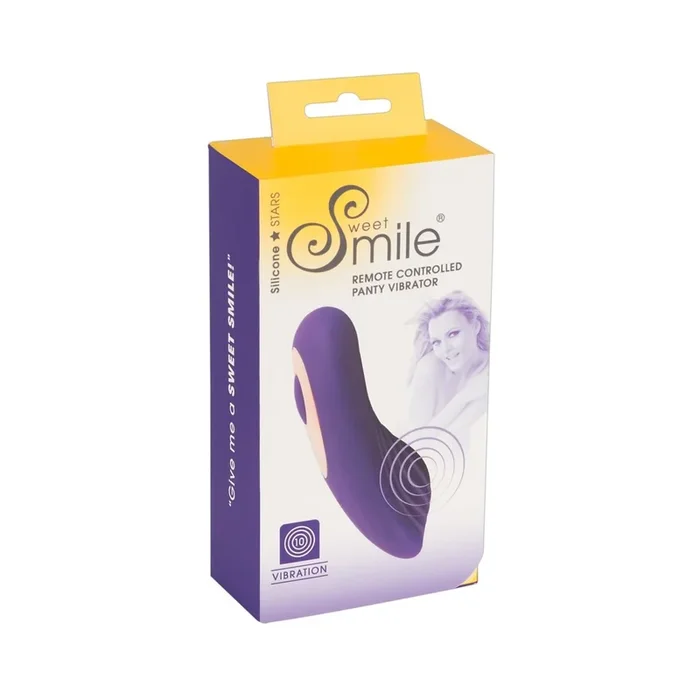 Sweet Smile Auflegevibrator mit Fernbedienung – Lila