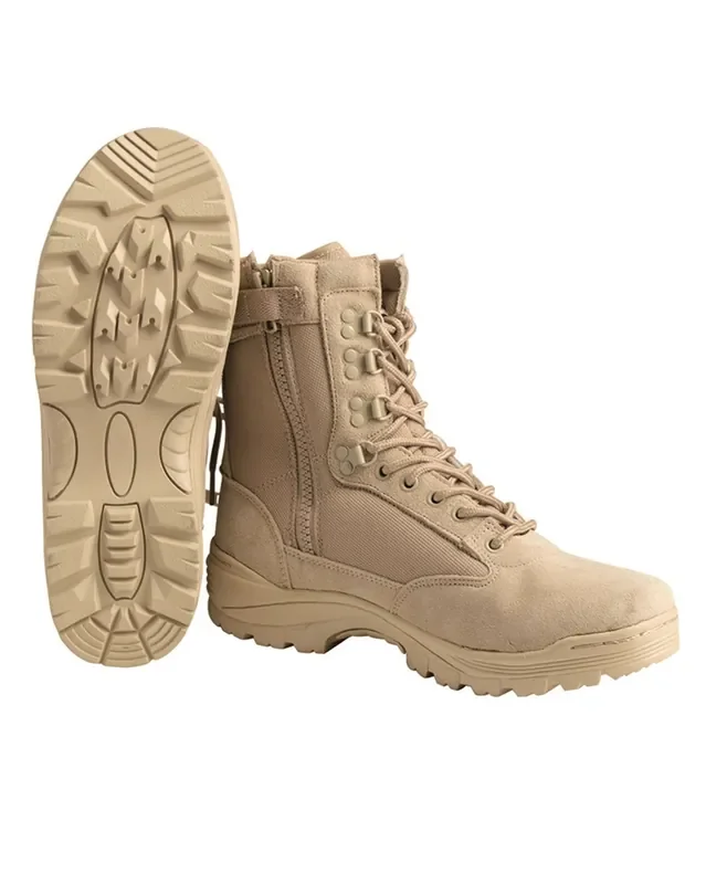 Tactical Boots mit Reißverschluss