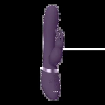 Taka – Inflatable and Vibrating Rabbit Vibrator – Purple