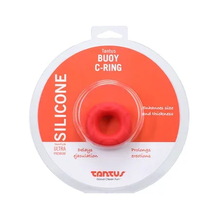 Tantus Buoy C Ring – Medium Crimson