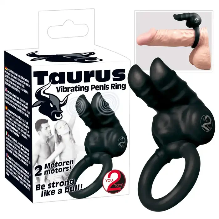 Taurus Vibr Penisring black