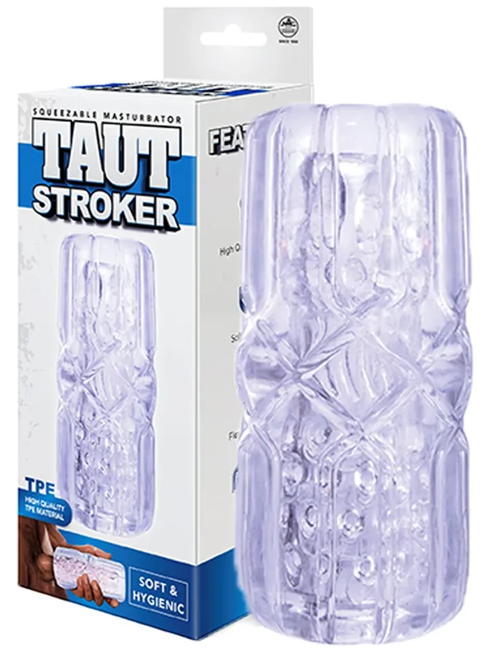Taut Stroker – flexibler Masturbator in transparenter Optik