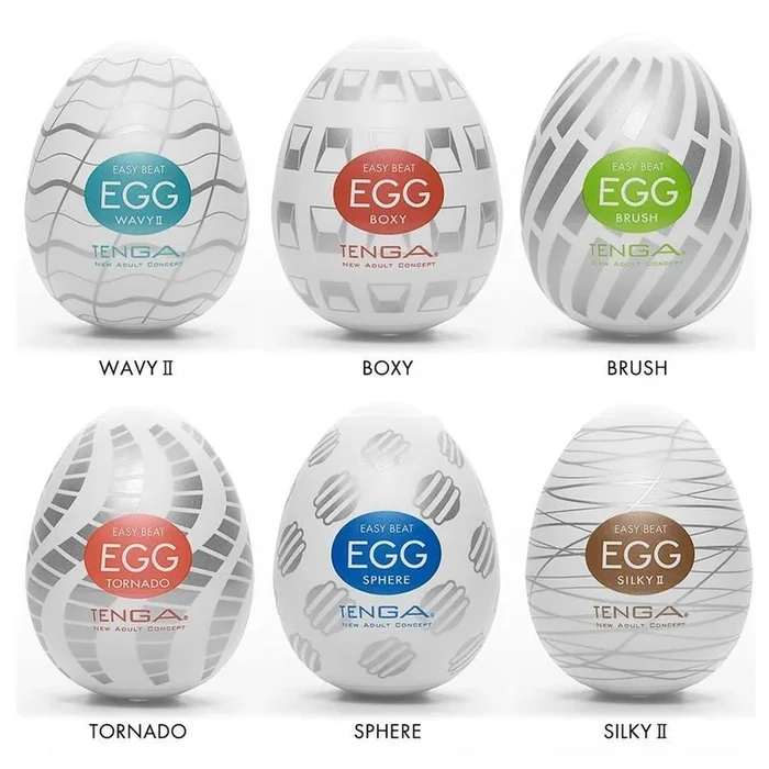 TENGA Egg Masturbator New Standard (1 Single Egg) – Choose From 6 Textures!
