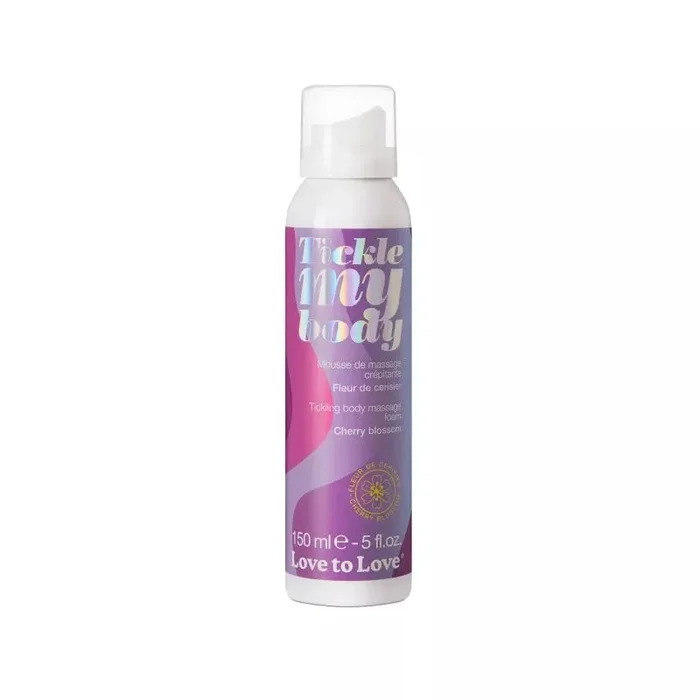 Tickle My Body Massage Foam in Cherry Blossom