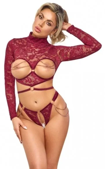 Top und Rio offen rot L