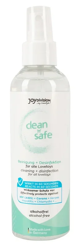 Toycleaner „clean’n’safe“, alkoholfrei Joydivision Präparate
