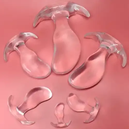 Transparenter Analplug