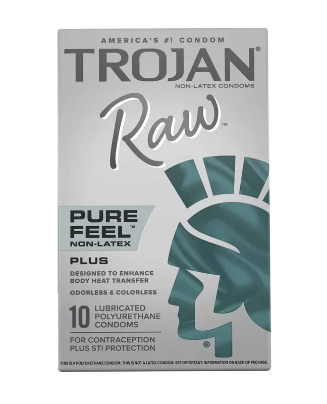 Trojan Raw Condoms – Pack of 10