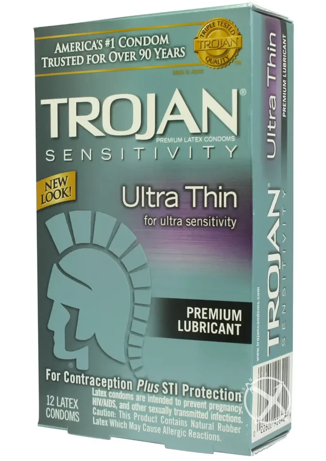 Trojan Ultra Thin Condoms – Box of 12